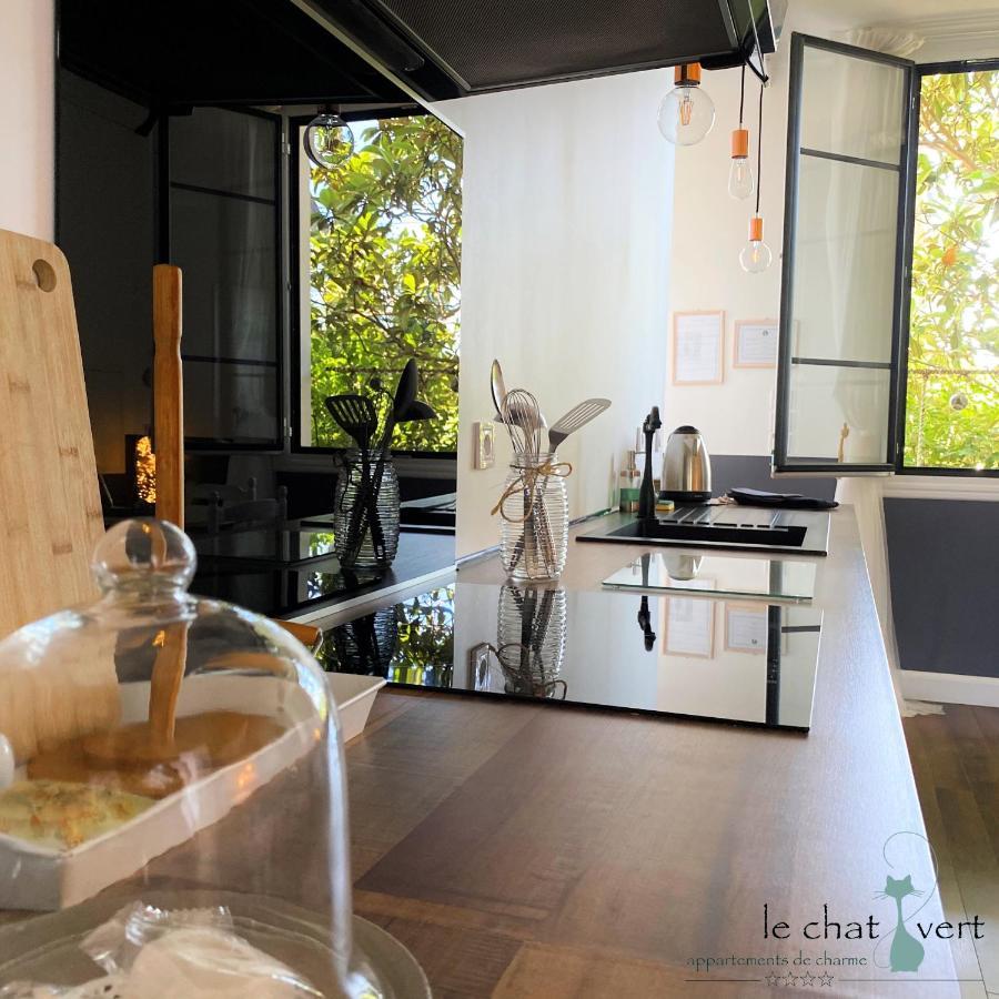 Le Chat Vert - Appartements Adults Only Saint-André Exterior foto